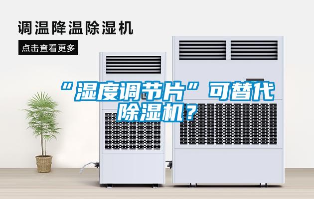 “濕度調節片”可替代除濕機?