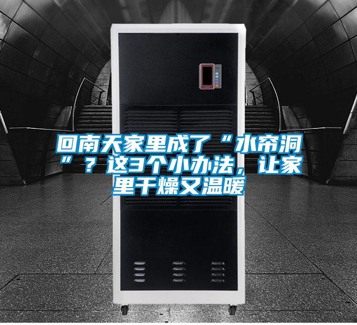 回南天家里成了“水簾洞”？這3個小辦法，讓家里干燥又溫暖