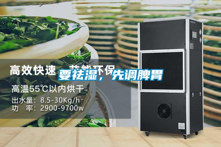 要祛濕,先調脾胃