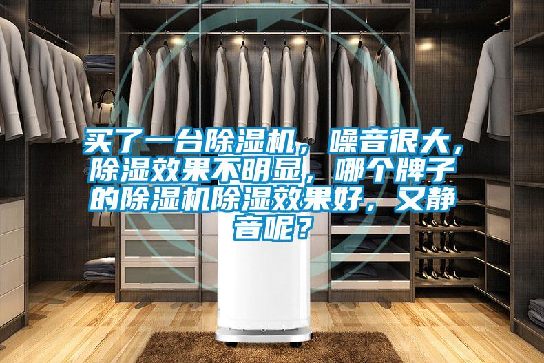 買了一臺除濕機,噪音很大,除濕效果不明顯,哪個牌子的除濕機除濕效果好,又靜音呢?