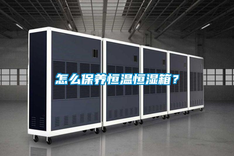 怎么保養(yǎng)恒溫恒濕箱？