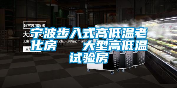 寧波步入式高低溫老化房 大型高低溫試驗房