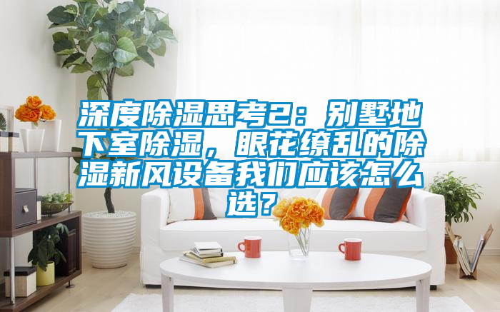 深度除濕思考2:別墅地下室除濕,眼花繚亂的除濕新風設備我們應該怎么選?