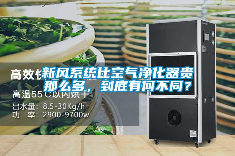 新風系統比空氣凈化器貴那么多，到底有何不同？