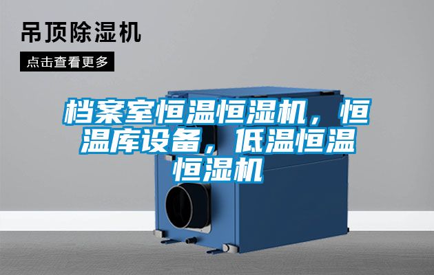 檔案室恒溫恒濕機(jī)，恒溫庫(kù)設(shè)備，低溫恒溫恒濕機(jī)