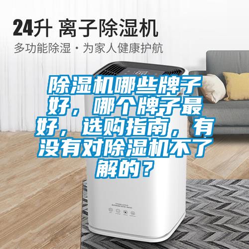 除濕機哪些牌子好,哪個牌子最好,選購指南,有沒有對除濕機不了解的?