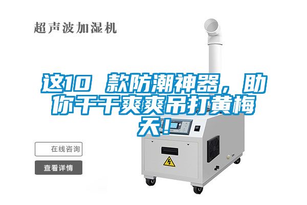 這10 款防潮神器，助你干干爽爽吊打黃梅天！